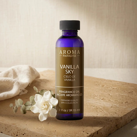 Vanilla Sky Premium Long-Lasting Fragrance & Essential Oil | For Diffusers, Candles & Soaps - Aromar