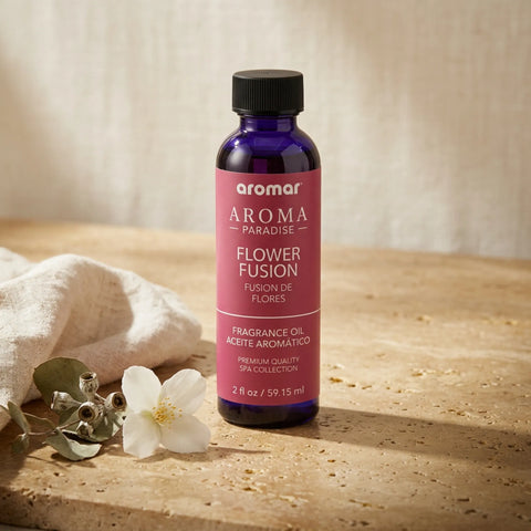 Flower Fusion Premium Long-Lasting Fragrance & Essential Oil | For Diffusers, Candles & Soaps - Aromar