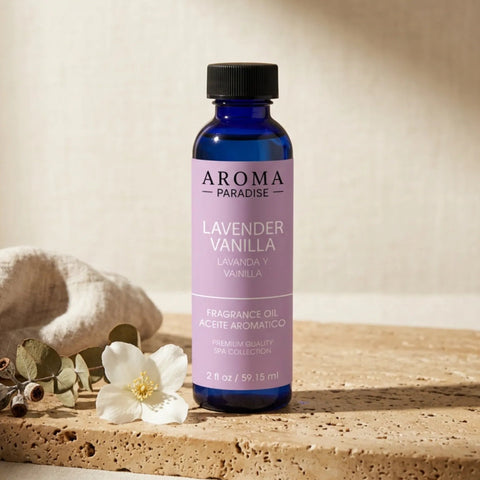 Lavender Vanilla Premium Long-Lasting Fragrance & Essential Oil | For Diffusers, Candles & Soaps - Aromar