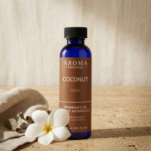 Coconut Premium Long-Lasting Fragrance & Essential Oil | For Diffusers, Candles & Soaps - Aromar