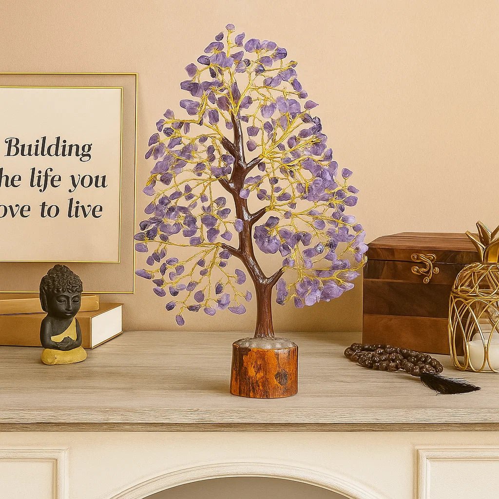 amethyst money tree Amethyst Healing Crystal Money Tree