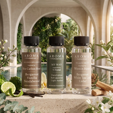 Bestselling Hotel Scents - 3-Oil Collection with Golden Opulence, My Way, Silken Drift