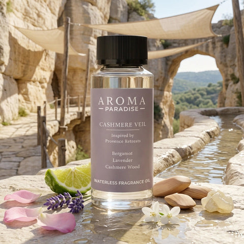 Aroma Paradise Cashmere Veil waterless fragrance oil immersive product image