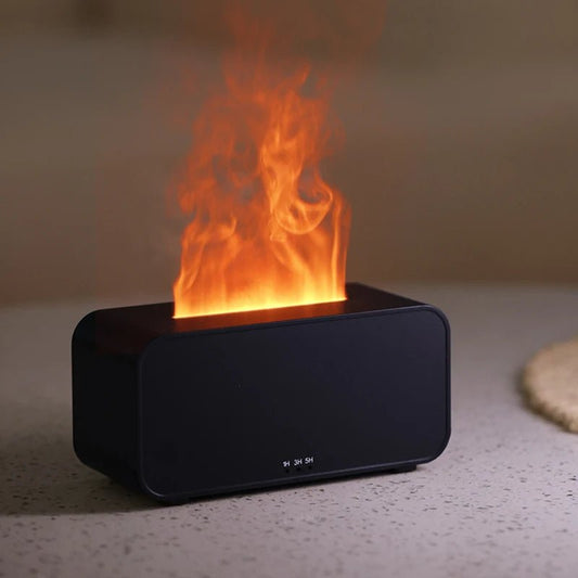 Mini Warm Flame Essential Oil Scent Diffuser Humidifier