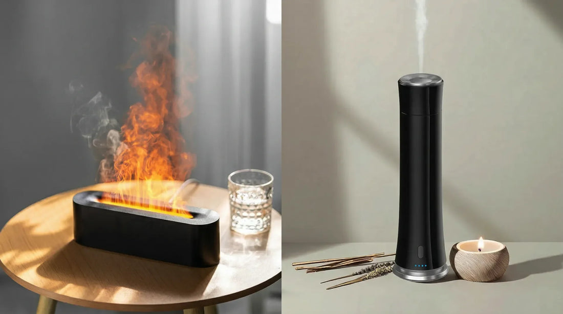 Ultrasonic flame diffuser vs waterless tower diffuser - which is better for your home