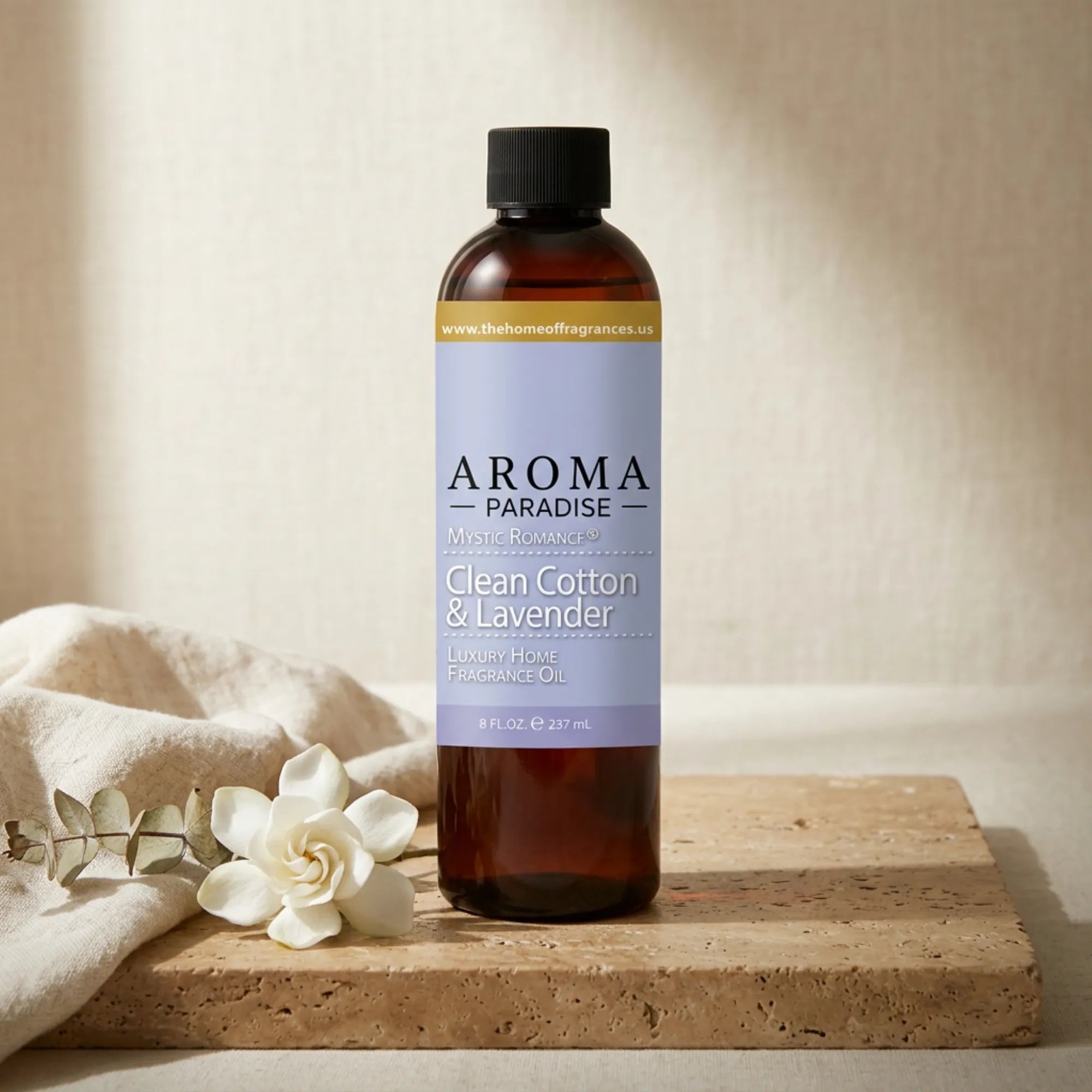 Clean Cotton Lavender Premium Long-Lasting Fragrance & Essential Oil | For Diffusers, Candles & Soaps - Mystic Romance