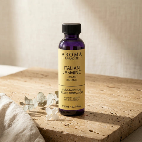 Italian Jasmine Premium Long-Lasting Fragrance & Essential Oil | For Diffusers, Candles & Soaps - Aromar