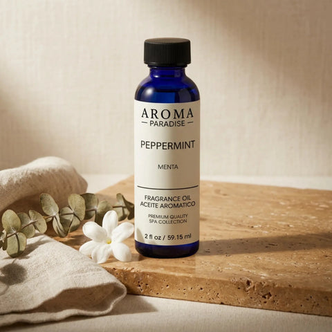 Peppermint Premium Long-Lasting Fragrance & Essential Oil | For Diffusers, Candles & Soaps - Aroma Paradise