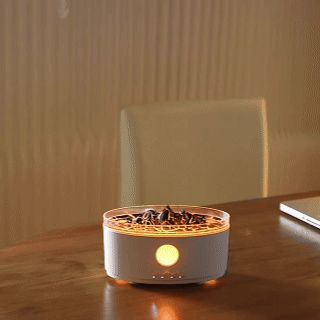 Double Ring Volcano Essential Oil Scent Diffuser Humidifier - Default Title