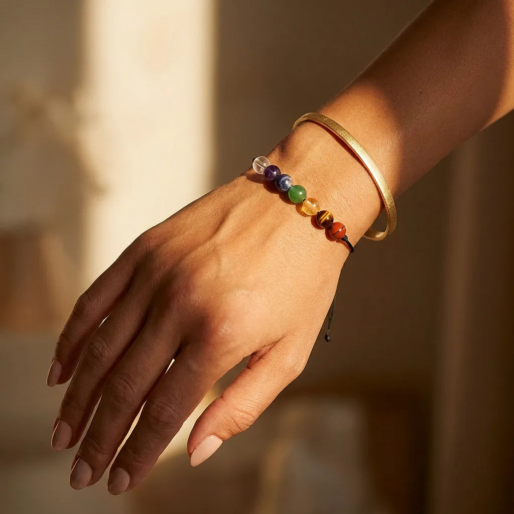 Gemstone Bracelet Collection for Luck, Protection, Anxiety, Stress, Calm & Love — view 2