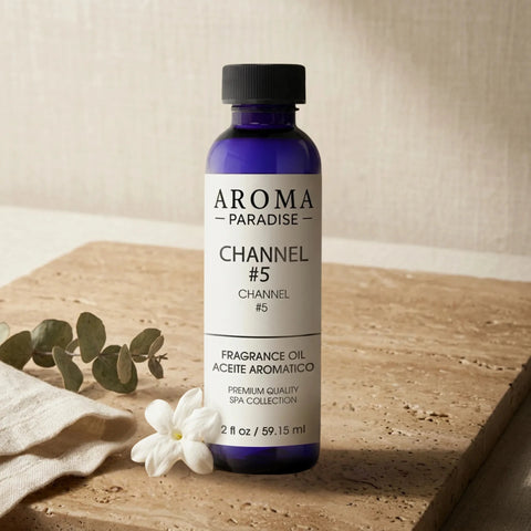 Channel #5 Premium Long-Lasting Fragrance & Essential Oil | For Diffusers, Candles & Soaps - Aromar