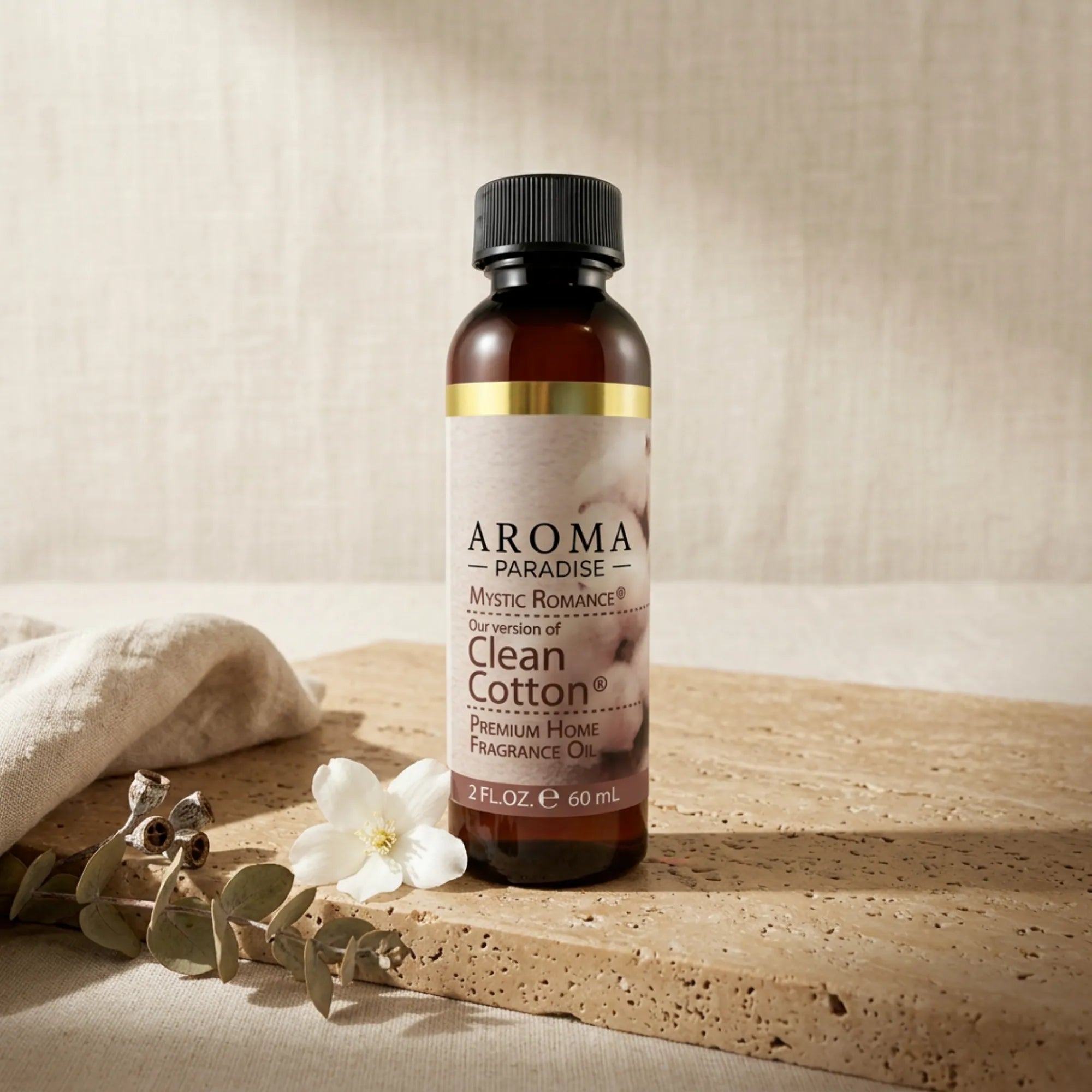 Clean Cotton Premium Long-Lasting Fragrance & Essential Oil | For Diffusers, Candles & Soaps - Mystic Romance