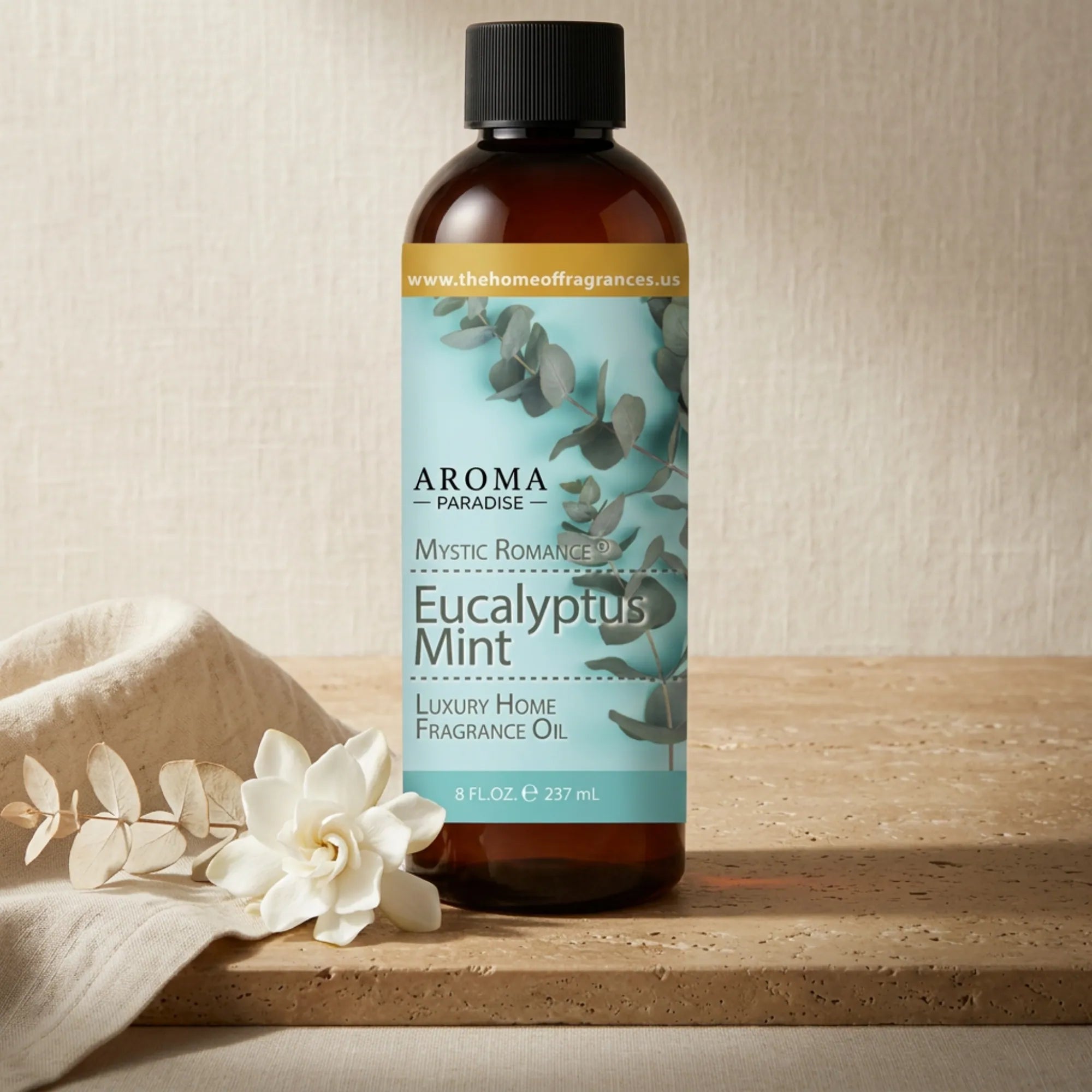 Eucalyptus Mint Premium Long-Lasting Fragrance & Essential Oil | For Diffusers, Candles & Soaps - Mystic Romance