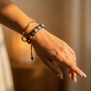 7-Chakra Stone Bracelet - 10mm — view 2