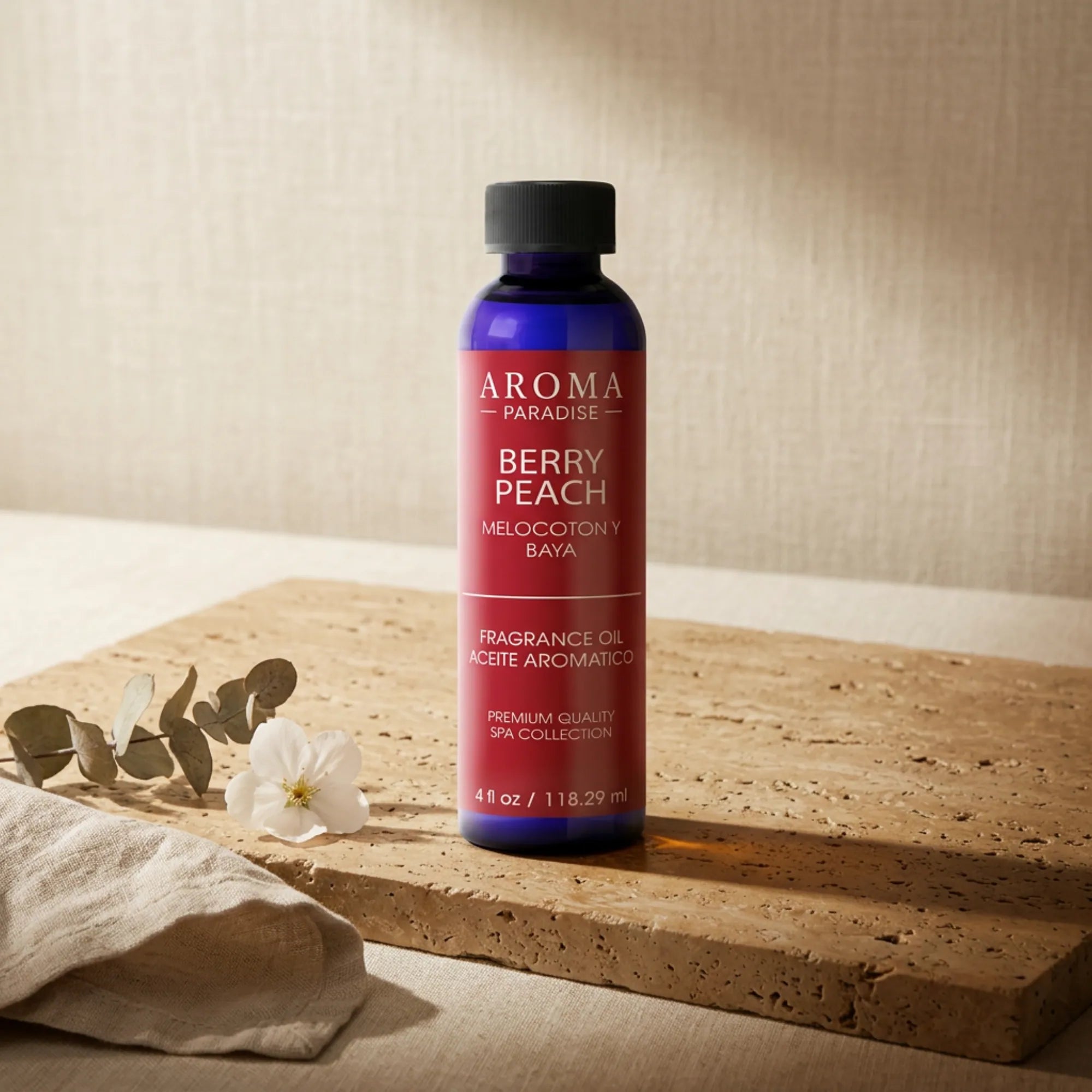 Berry Peach Premium Long-Lasting Fragrance & Essential Oil | For Diffusers, Candles & Soaps - Aromar