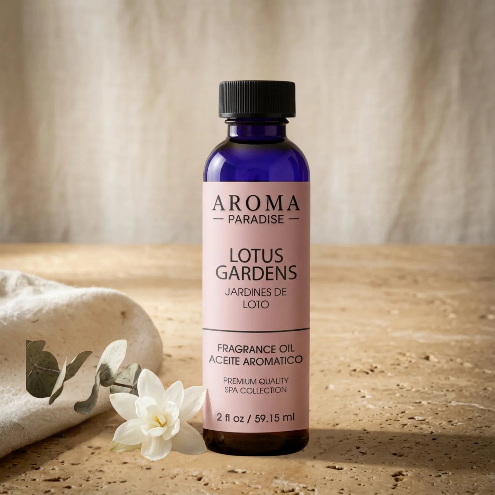 Lotus Garden Premium Long-Lasting Fragrance & Essential Oil | For Diffusers, Candles & Soaps - Aromar