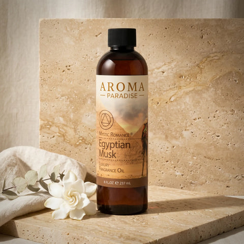 Egyptian Musk Premium Long-Lasting Fragrance & Essential Oil | For Diffusers, Candles & Soaps - Mystic Romance