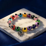 Evil Eye Bracelet - 8mm (Multicolor Regular) — view 1