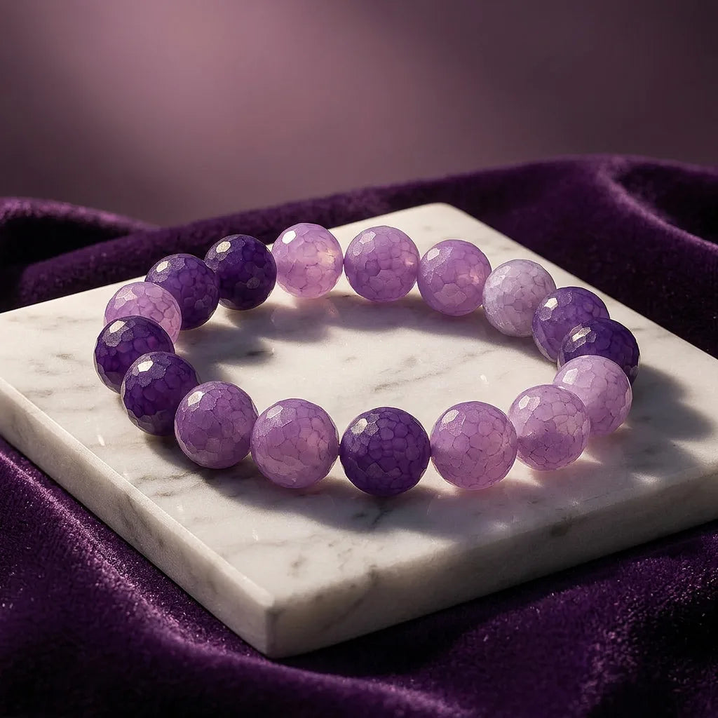 Amethyst Crystal Bracelet — view 1