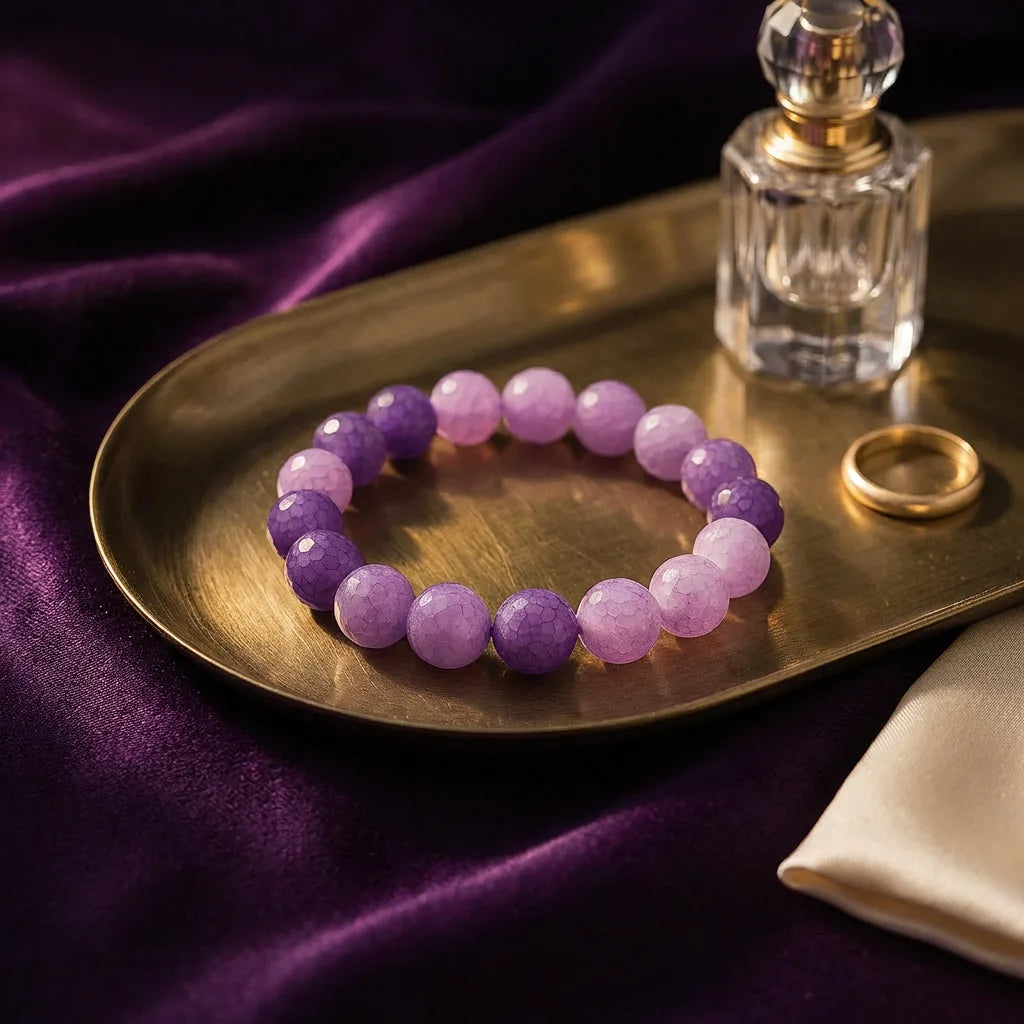Amethyst Crystal Bracelet — view 3