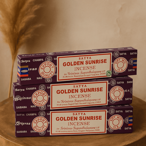 Satya Golden Sunsrise Incense Sticks scented incense sticks - Aroma Paradise