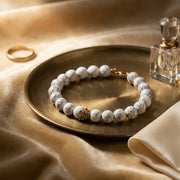 Crown Bracelet With Howlite - 10mm — view 3