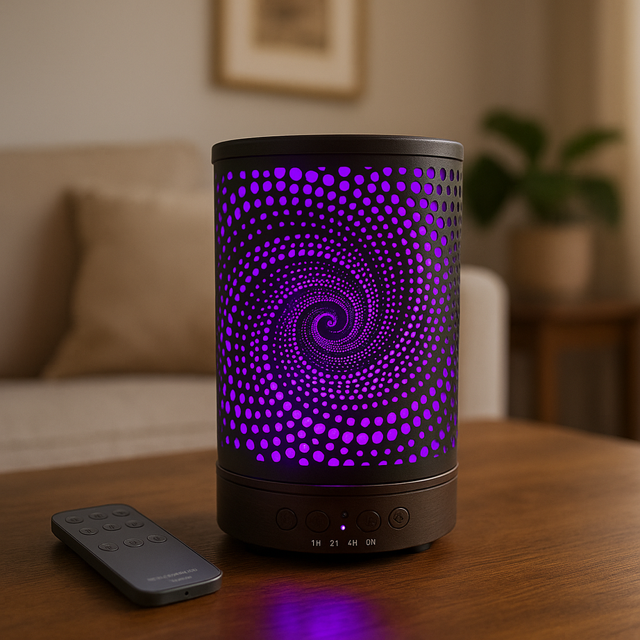 Vortex Essential Oil Scent Diffuser Humidifier- Metal
