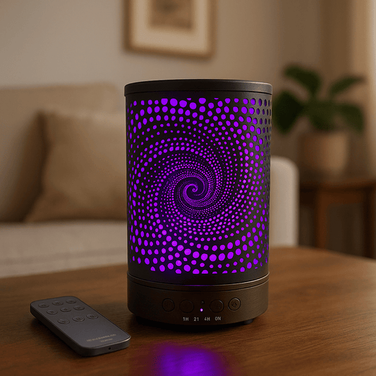 Vortex Metal Essential Oil Scent Diffuser Humidifier - 100 ml