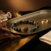 Tiger’s Eye Crystal Heart Bracelet - 8mm — view 3