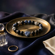 Lapis Lazuli Crystal Heart Bracelet - 8mm — view 3