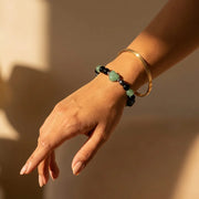 Green Aventurine Crystal Heart Bracelet - 8mm — view 2