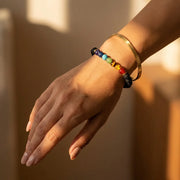 7-Chakra Lava Stone Bracelet - 8mm — view 2