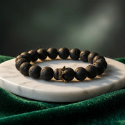 Crown Bracelet With Lava - 10mm — view 1