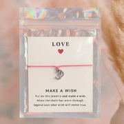 Make A Wish Love Bracelet - Om Collection - crystal wish bracelet - Aroma Paradise