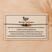 Zodiac crystal bracelet with lava stone beads - image 6 - Aroma Paradise