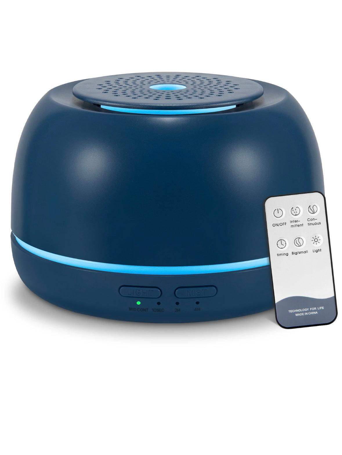 Wood Round Essential Oil Scent Diffuser Humidifier - Dark Wood
