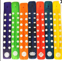Colorful wooden incense holder