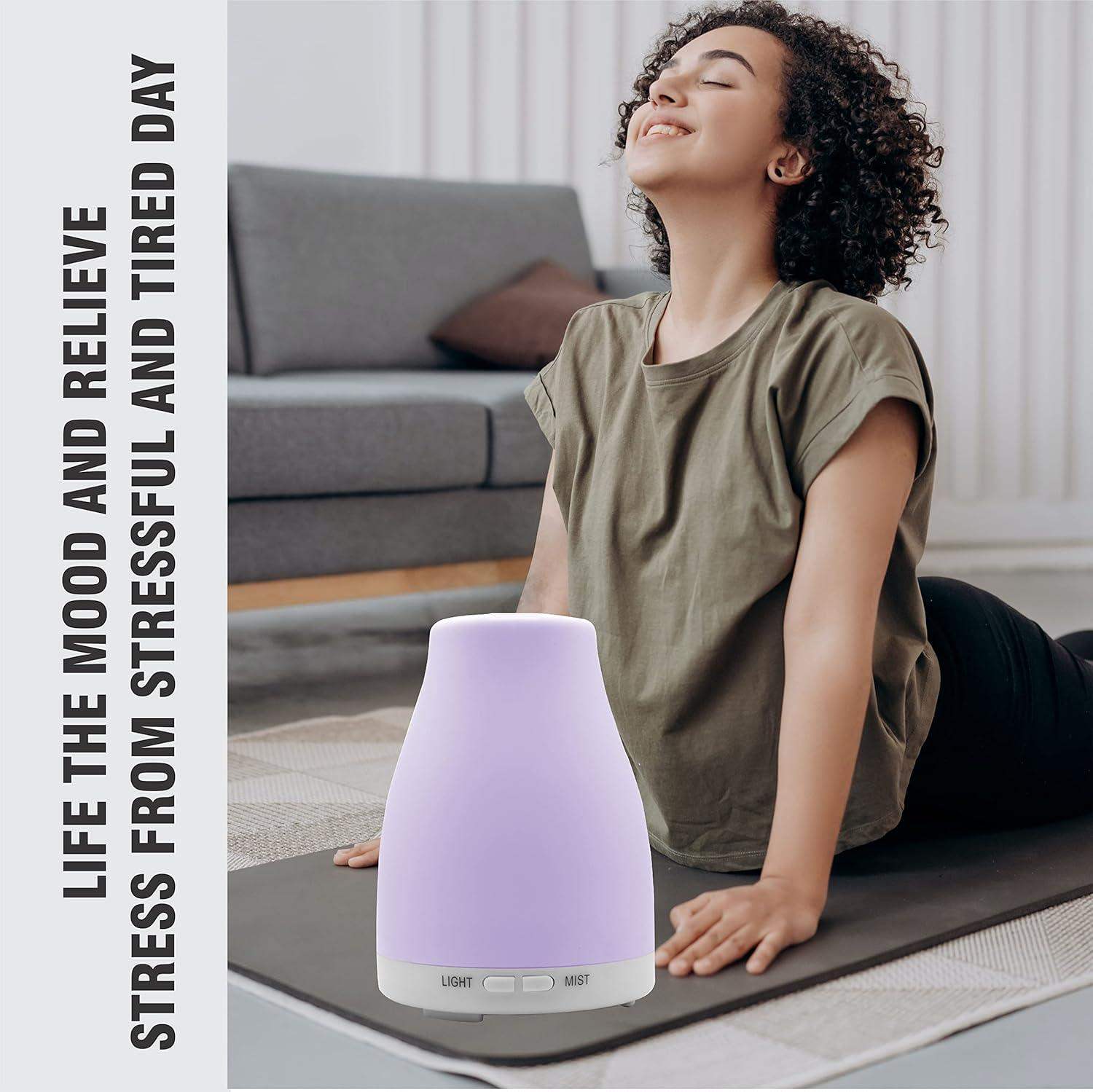 Cup Essential Oil Scent Diffuser Humidifier - White