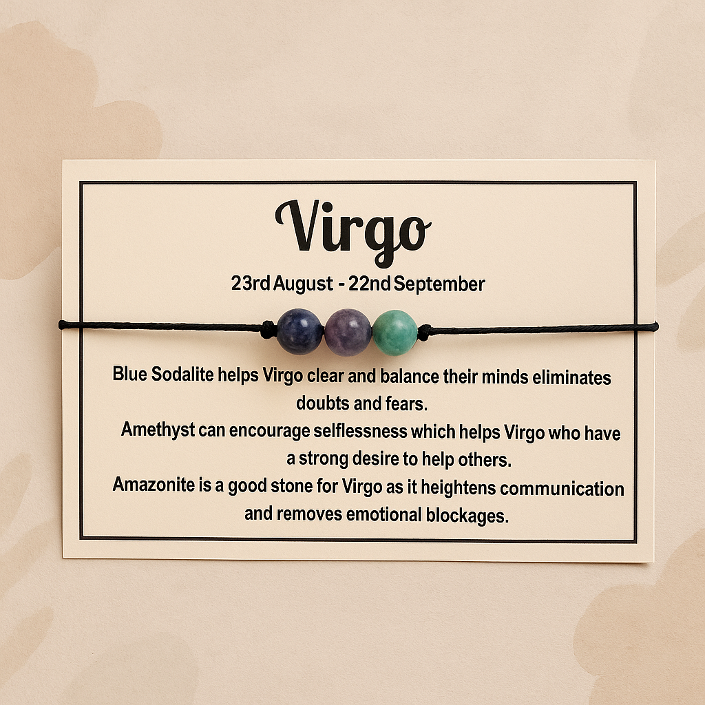 Stone Zodiac Bracelet - Virgo