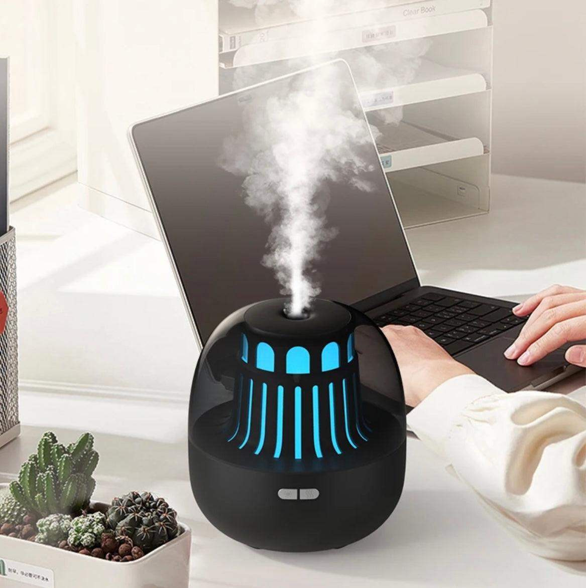Lighthouse Essential Oil Scent Diffuser Humidifier - Black