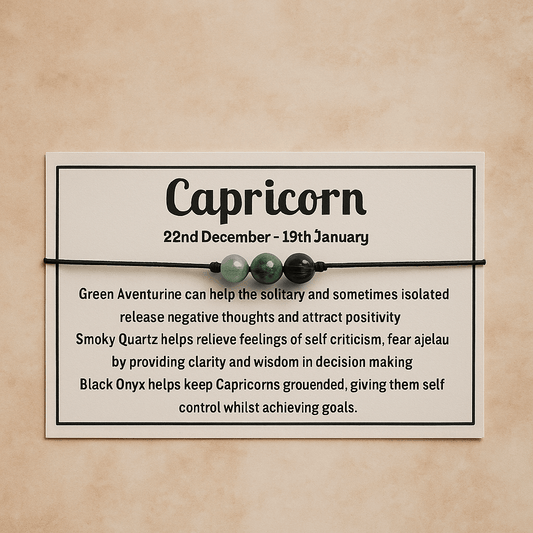 Stone Zodiac Bracelet – Elegant Astrological Sign Jewelry for Every Star Sign