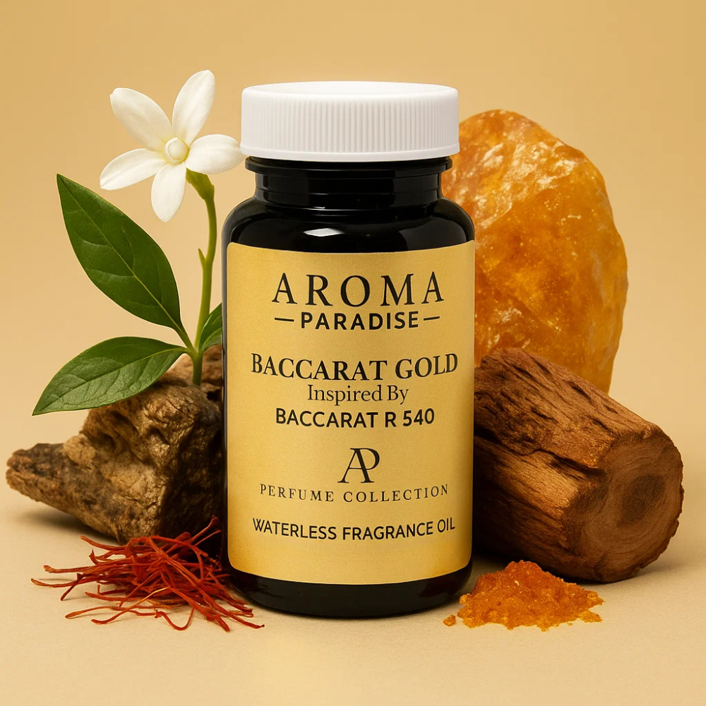 Baccarat Gold - Inspired by Baccarat R 540 Perfume - Waterless Fragrance Oil