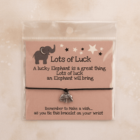 Make a wish Bracelet - Elephant  - Lots of Luck