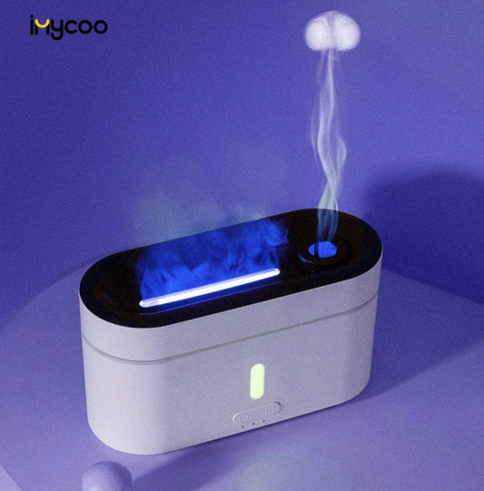 Flame with Ring Essential Oil Scent Diffuser Humidifier - Default Title