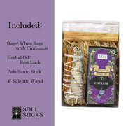Soul Sticks - Fast Luck Intention Kit - lifestyle shot - Aroma Paradise
