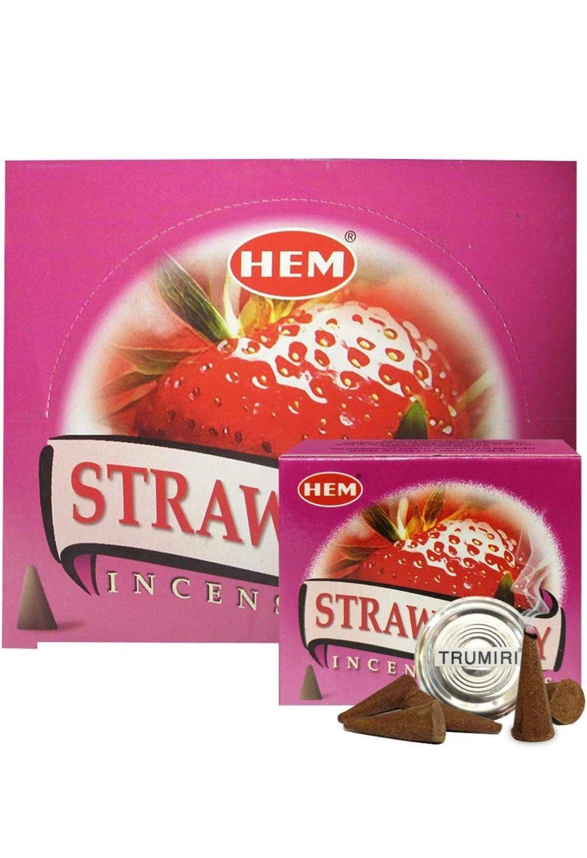 Strawberry Incense Cones - Default Title