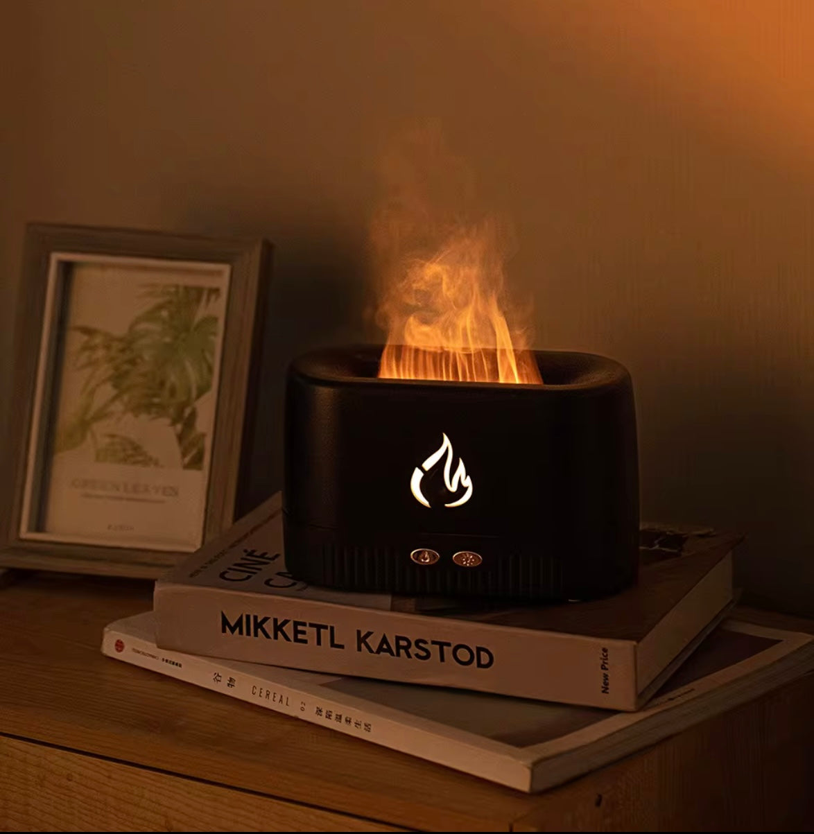 Warm Flame Essential Oil Scent Diffuser Humidifier