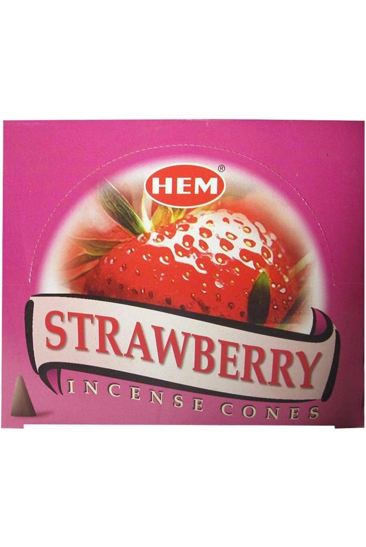 Strawberry Incense Cones - Default Title