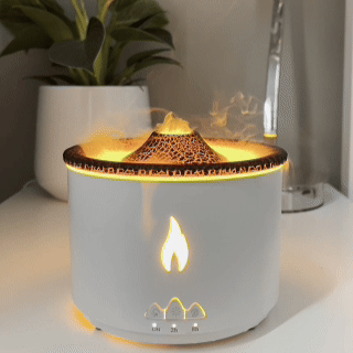 Volcano Essential Oil Scent Diffuser Humidifier - Black