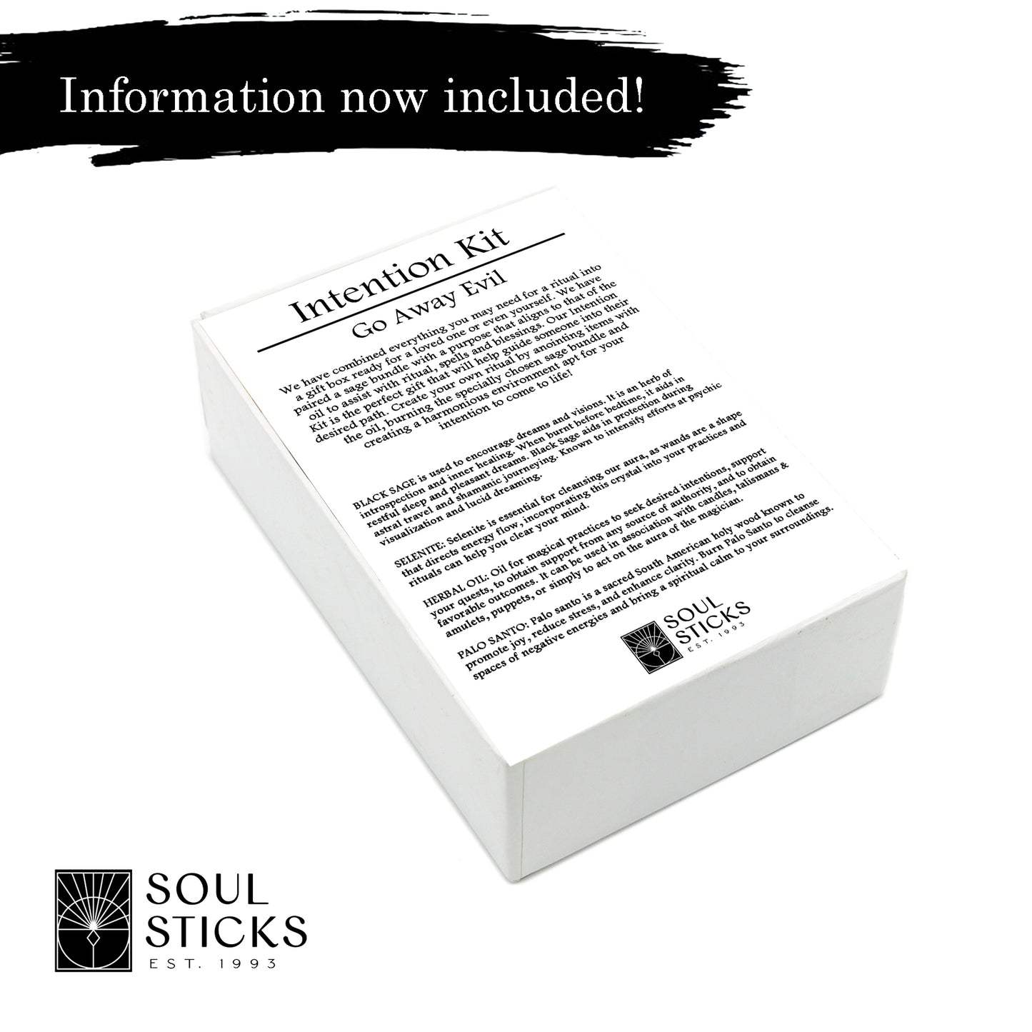 Soul Sticks - House Cleansing Intention Kit - detail view - Aroma Paradise